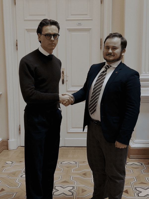 Justus August beim CBSS Youth Ministerial 2026 in Warschau