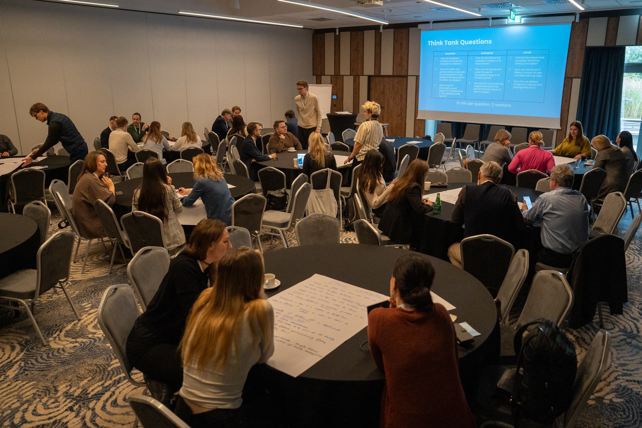 Jugenddelegierte beim EUSBSR-KI-Workshop