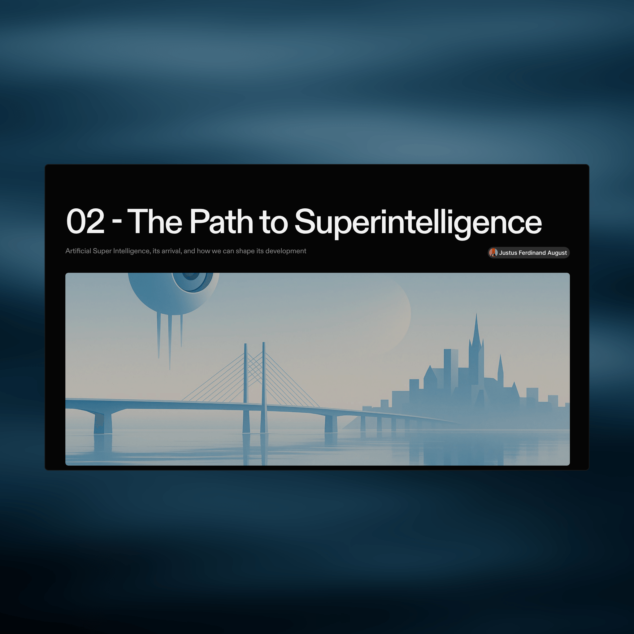 Folien aus dem Path-to-Superintelligence-Workshop